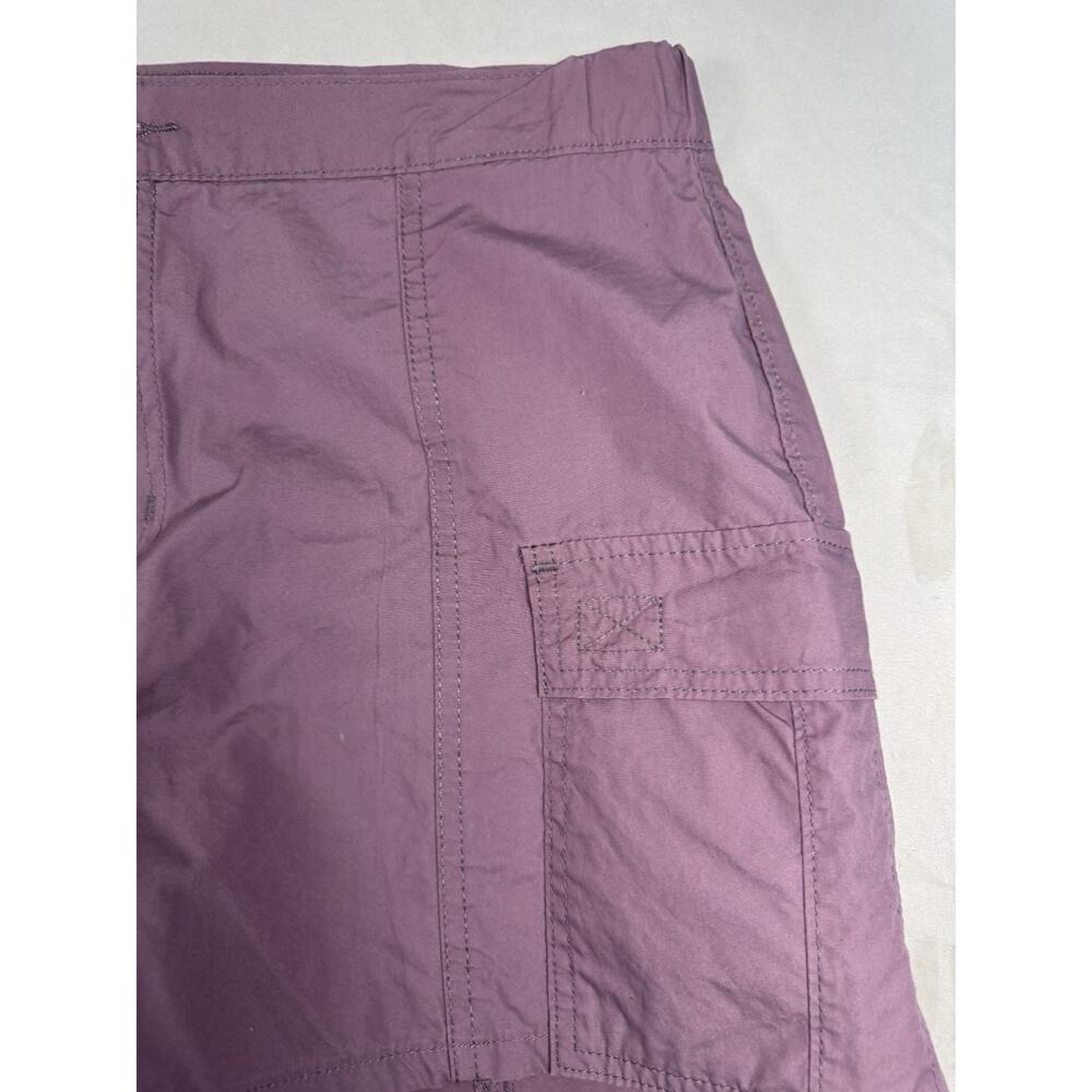Levi Strauss Signature Cargo Shorts Women’s Large Purple Utility Casual - Picture 7 of 11